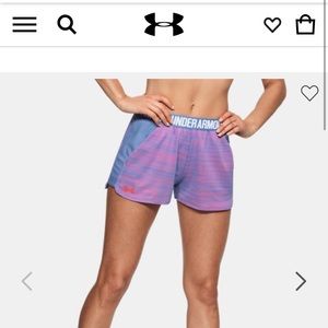 Pink Purple Under Armour Women’s Shorts